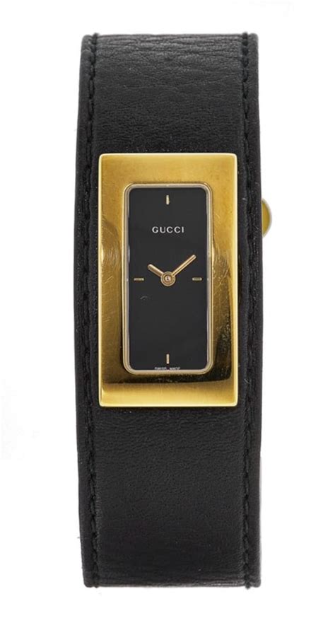 gucci 7800l watch|Gucci 7800L (YAG07835) Black Leather Women's Watch.